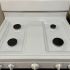 Cooktop surface cleaned