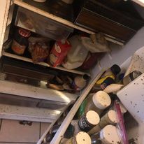 Clean refrigerator interior
